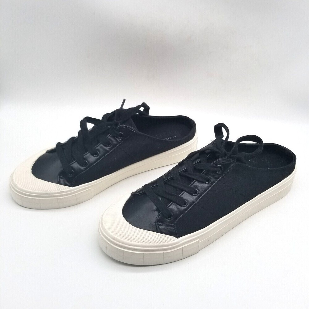 14th Union Women Black Fabrik Slide Lace Up Sneakers 9
